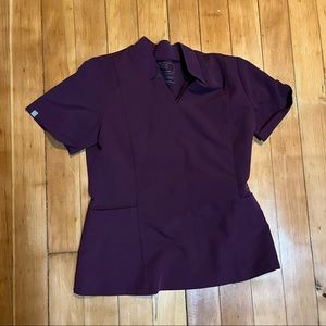 Figs inala deep purple scrubs size medium